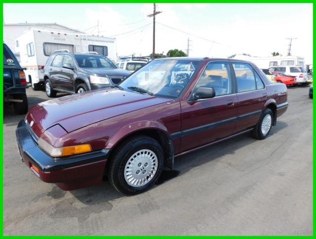 1986 Honda Accord LX Used 2L I4 12V Automatic NO RESERVE 1986 Honda Accord LX