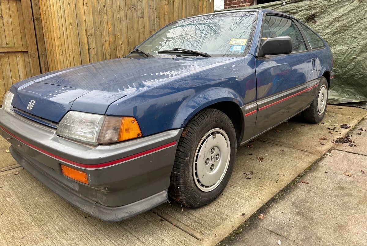 1986 Honda Civic Coupe Blue FWD Manual 1500 CRX 1986 Honda Civic 1500 CRX