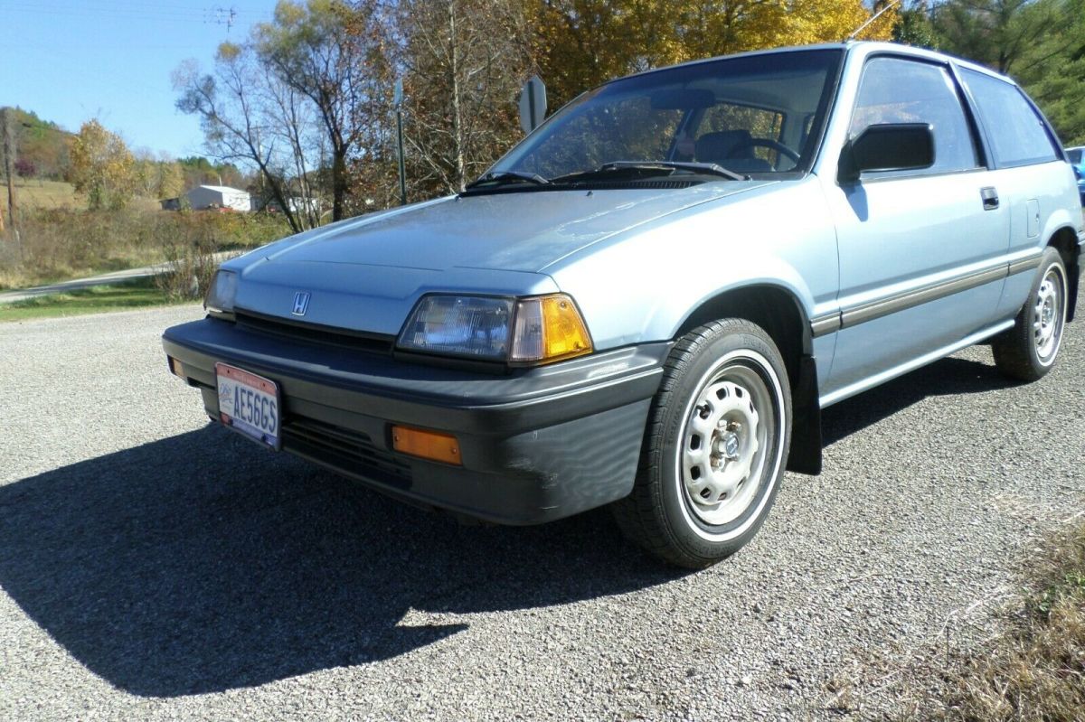 1986 HONDA CIVIC HATCH EF ONE OWNER BARN FIND 80K MILES $1.00 NO RESERVE PROJECT 1986 Honda Civic