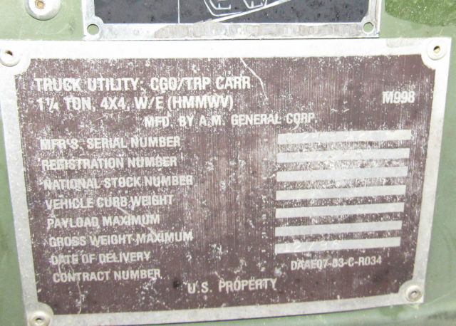 1986 Hummer H1 4-Man - photo 2