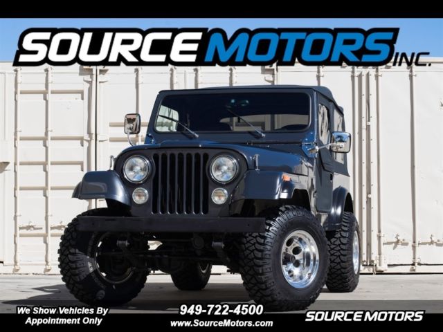 1986 Jeep CJ-7 2dr 4 Speed Manual, Serviced, California Car, BEAUTY 1986 Jeep CJ-7 2dr