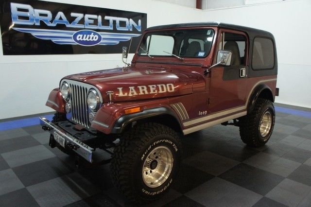 1986 Jeep CJ-7 Laredo, Hard Top, Hard Doors, Bikini Top 1986 Jeep CJ Base Sport Utility 2-Door