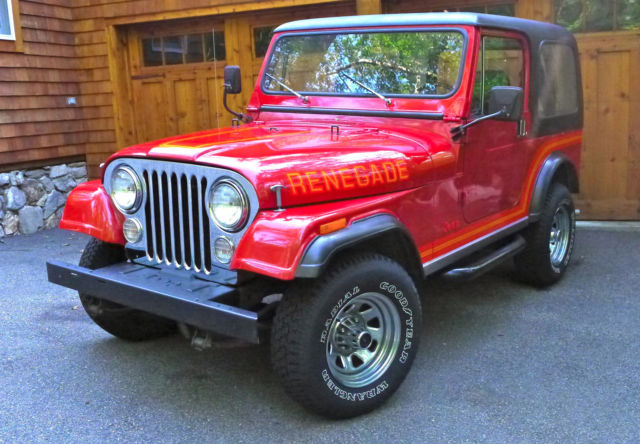 1986 Jeep CJ-7 Renegade - Original Paint Survivor - Unrestored Time Capsule 1986 Jeep CJ Renegade