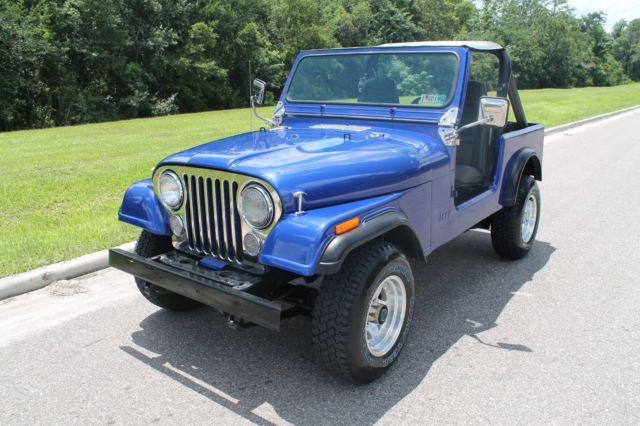 1986 JEEP CJ7 4X4 * Low Miles RARE 5 SPEED WIDE TRAC FRESH RESTORATION ALL NEW 1986 Jeep CJ CJ7 Renegade