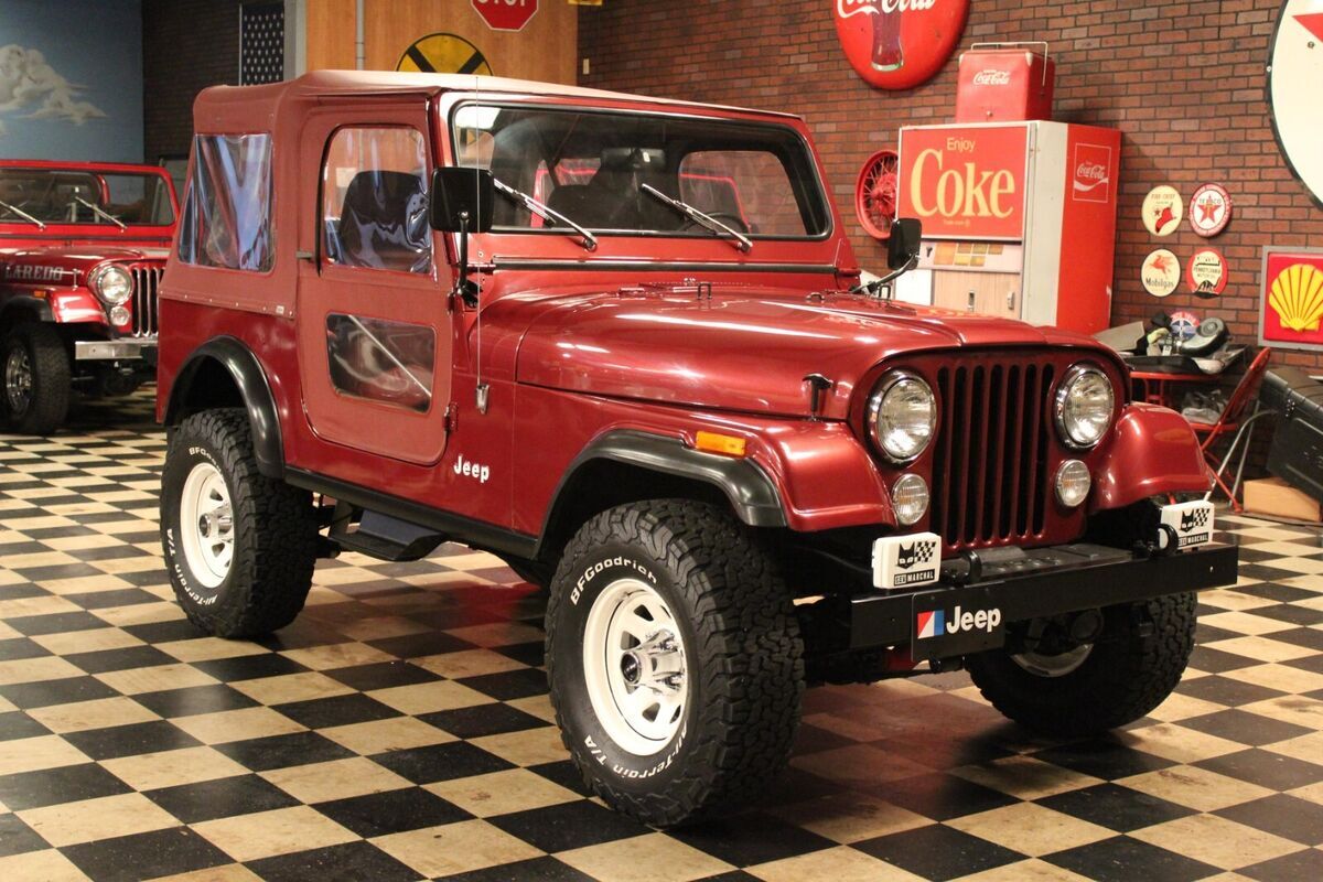 1986 Jeep CJ7 52k Miles Triple Garnet 1986 Jeep CJ CJ7 52k Miles Triple Garnet
