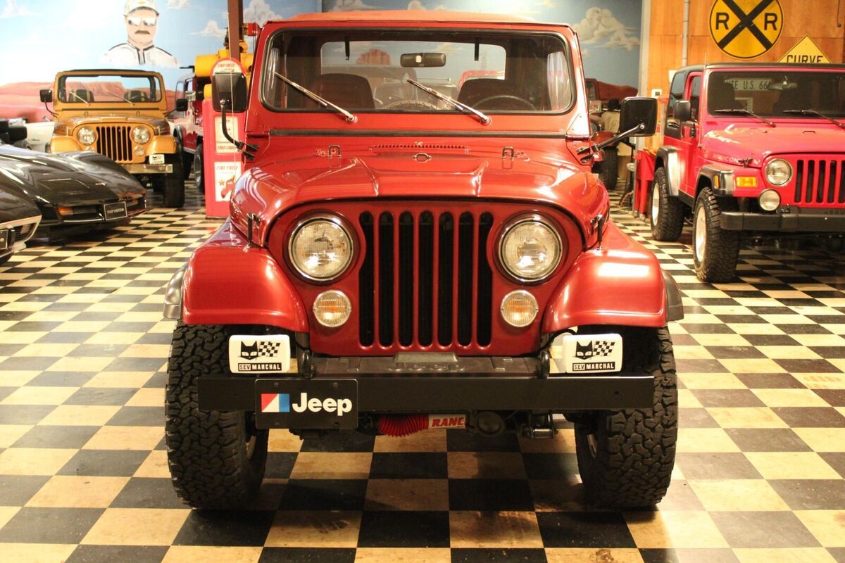 1986 Jeep CJ CJ7 52k Miles Triple Garnet - photo 2