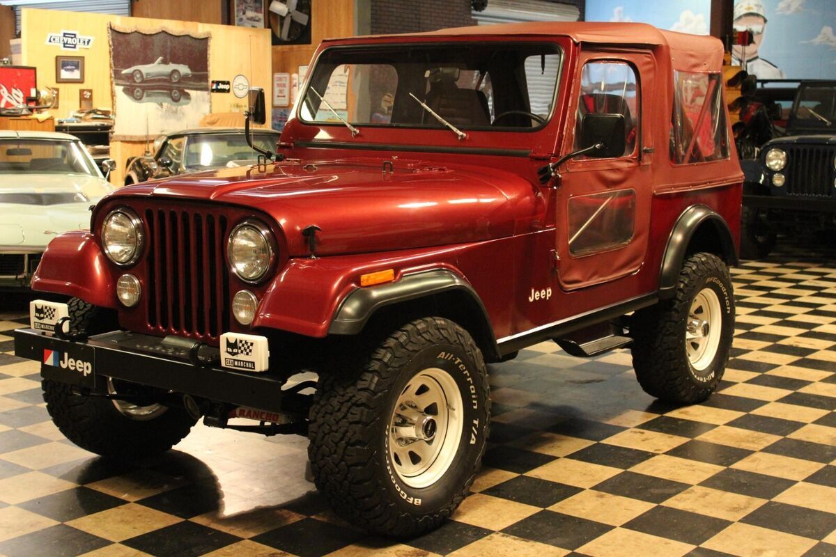 1986 Jeep CJ CJ7 52k Miles Triple Garnet - photo 3
