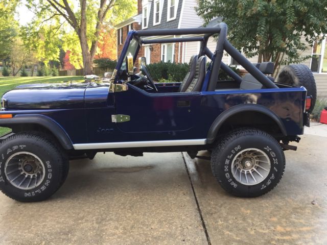 1986 jeep CJ7 (Blue, 84,301 miles) 1986 Jeep CJ