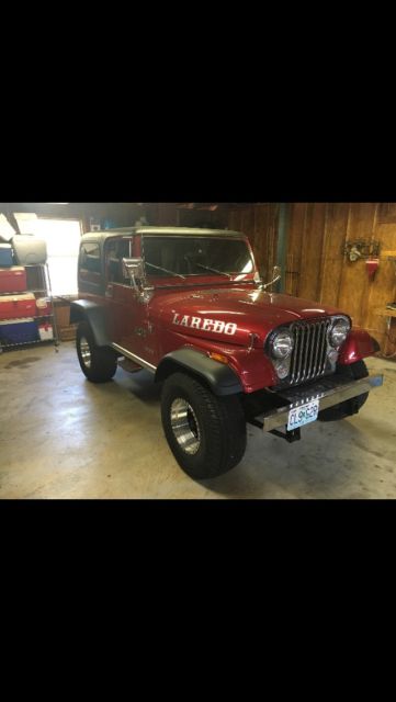 1986 Jeep Cj7 Laredo 1986 Jeep CJ Cj7