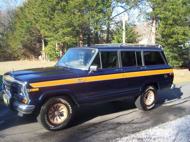 1986 Jeep Grand Wagoneer High Performace Engine 1986 Jeep Wagoneer amc gold