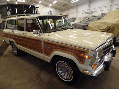 1986 Jeep Grand Wagoneer woody wagon rust free restored 84 photos Clean!!!!!!!!! 1986 Jeep Wagoneer 4x4