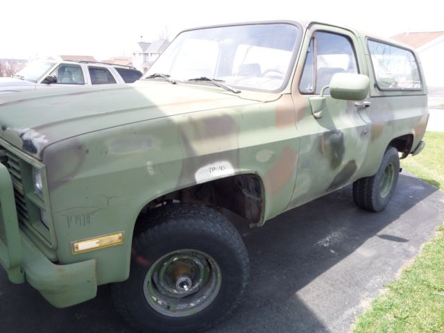 1986 K5 Ex-Military, CUCV M1009 Blazer, 6.2 Diesel, 44K miles 1986 Chevrolet Blazer