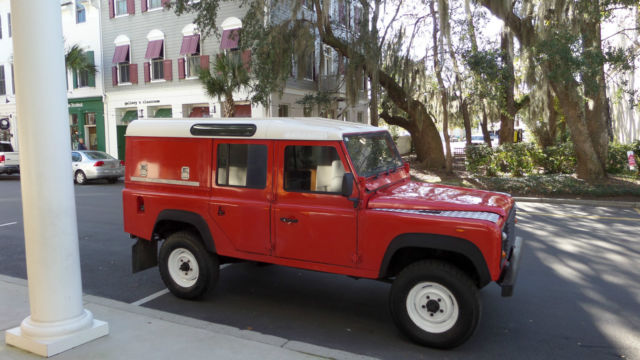 1986 LAND ROVER DEFENDER 110 V8 Gas- EX UK FIRE RESPONSE VEHICLE 1986 Land Rover Defender Defender