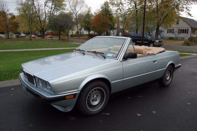 1986 Maserati BiTurbo Spyder 1986 Maserati Spyder
