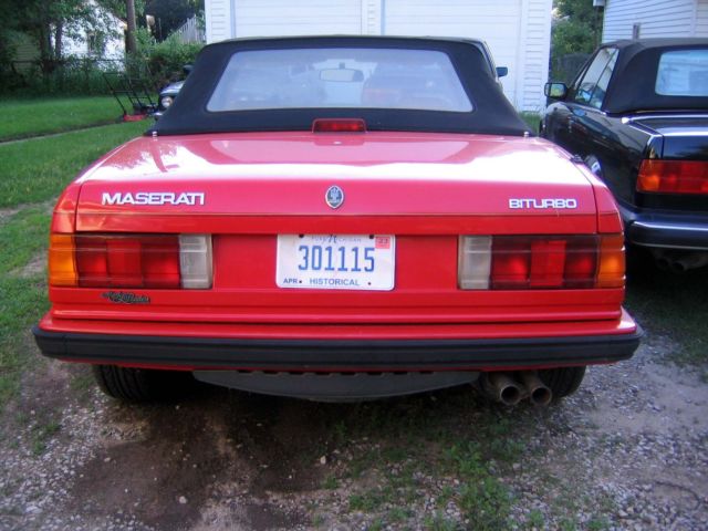 1986 Maserati Spyder Biturbo - photo 7
