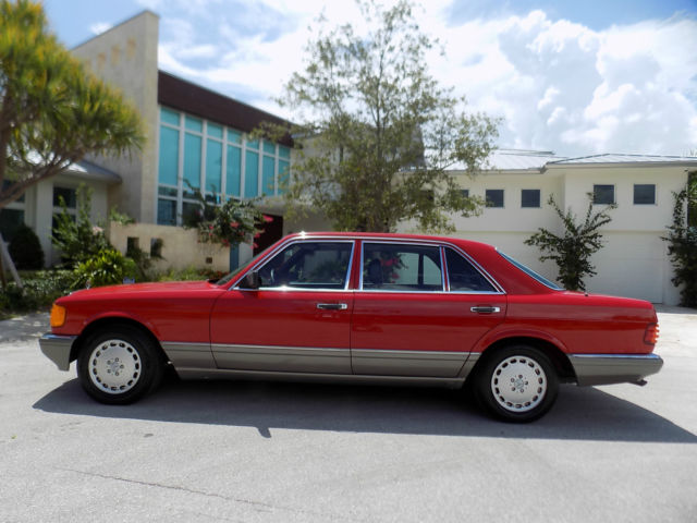 1986 Mercedes 500 Sel Euro Spec car with only 53 k miles Showroom new Rare color 1986 Mercedes-Benz 500-Series 560 sel, 500 sel