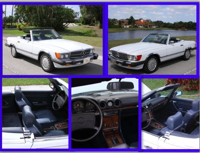 1986 Mercedes 560 SL Automatic Cold AC with 94812 actual miles hard & soft top 1986 Mercedes-Benz 500-Series