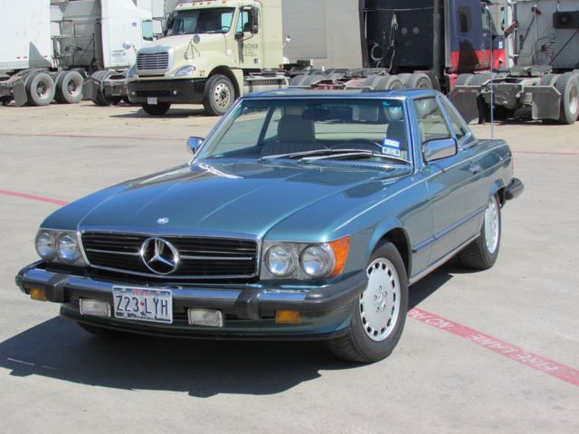 1986 Mercedes 560sl Convertible, 2 Door, V8, Turquiose Color 1986 Mercedes-Benz SL-Class