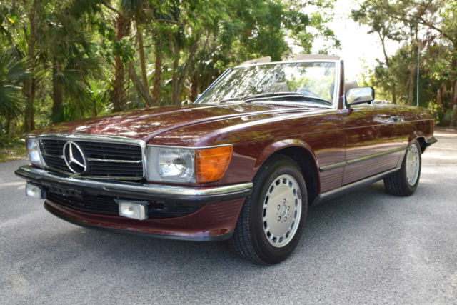 1986 Mercedes Benz 300sl Euro 13k Miles Completely Original Collector Quality 1986 Mercedes-Benz SL-Class Convertible