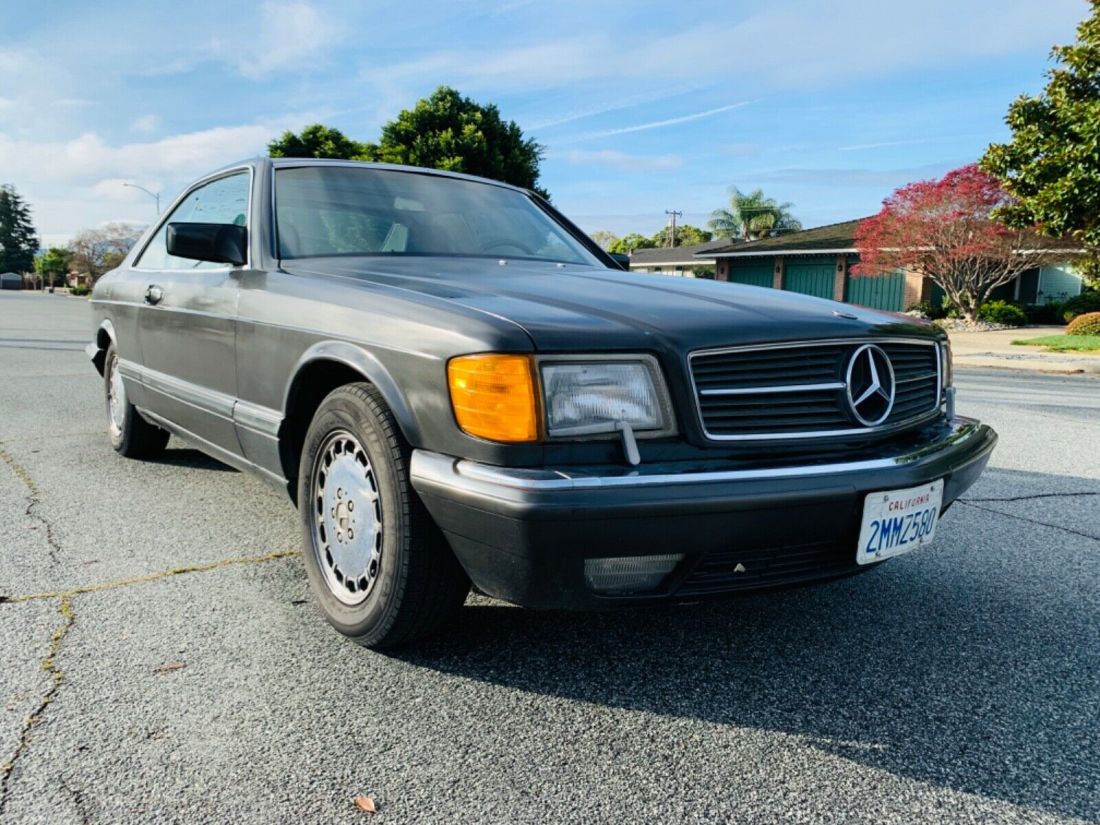 1986 Mercedes Benz 560 SEC, Charcoal Gray, Sunroof Coupe. FAST SHIPPING 1986 Mercedes-Benz S-Class 560 SEC