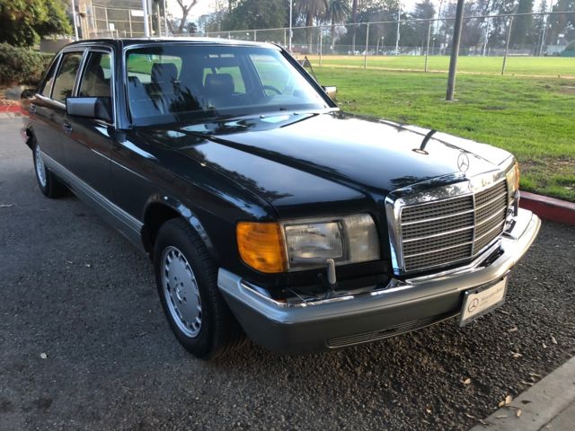 1986 Mercedes Benz 560 SEL CHARCOAL & Black Immaculate condition S class 500 1986 Mercedes-Benz S-Class