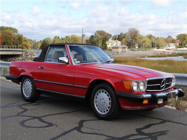 1986 Mercedes-Benz 560 Series 560SL 130,000 Miles RED 8 Cylinder Engine 5.5L/33 1986 Mercedes-Benz 500-Series 560SL
