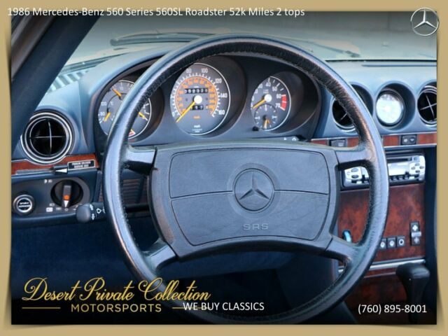 1986 Mercedes-Benz 560 Series 560SL Roadster 52k Miles + 2 tops - photo 10