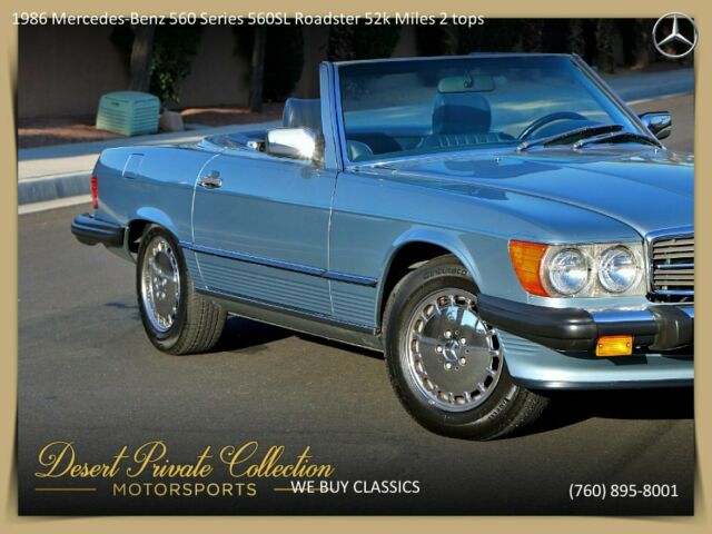 1986 Mercedes-Benz 560 Series 560SL Roadster 52k Miles + 2 tops - photo 5