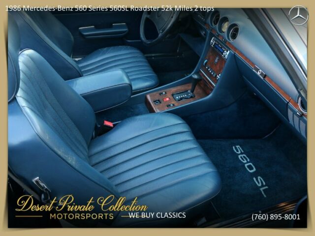 1986 Mercedes-Benz 560 Series 560SL Roadster 52k Miles + 2 tops - photo 8