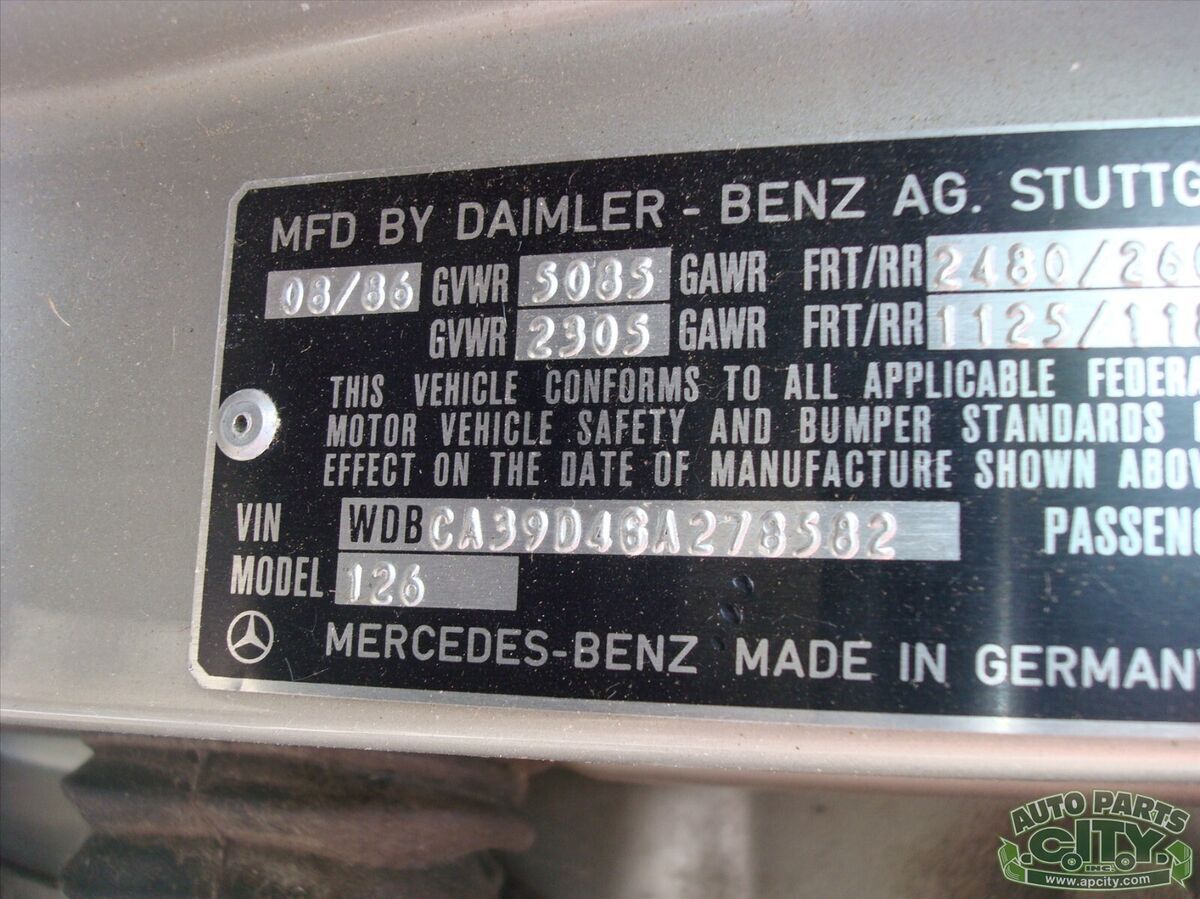 1986 Mercedes-Benz 500-Series WE SHIP ! - photo 3