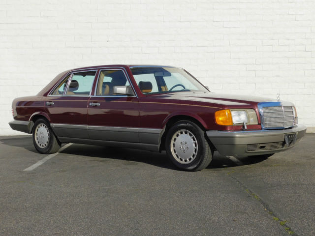 1986 Mercedes Benz 560SEL Sedan 1986 Mercedes-Benz 500-Series