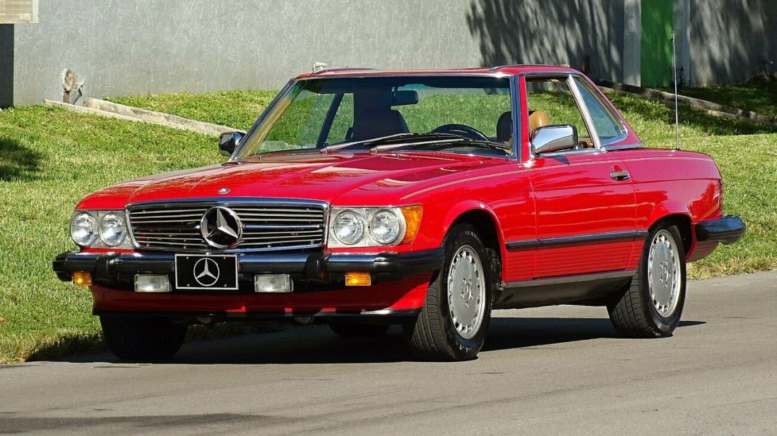 1986 MERCEDES BENZ 560SL ROADSTER 50000 MILES RED/TAN COLOR COMBO BEAUTIFUL CAR 1986 Mercedes-Benz SL-Class 560SL