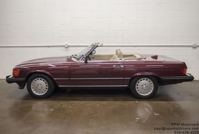 1986 Mercedes-Benz 560SL Same Owner Since 1986! All Records! Original Paint! 1986 Mercedes-Benz 500-Series 560SL