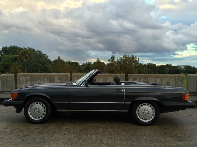 1986 Mercedes-Benz SL-Class RARE DB 199 BLACK PEARL ext. / BLACK LEATHER int. - photo 5