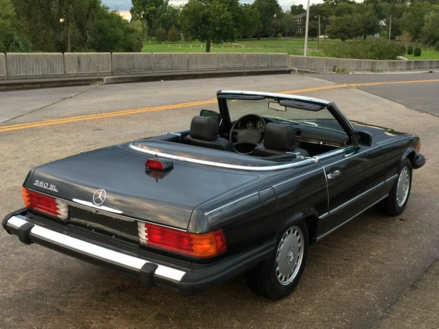 1986 Mercedes-Benz SL-Class RARE DB 199 BLACK PEARL ext. / BLACK LEATHER int. - photo 6