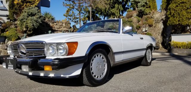 1986 MERCEDES BENZ 560SL WITH ONLY 61K ORIGINAL MILES 1986 Mercedes-Benz SL-Class 560sl