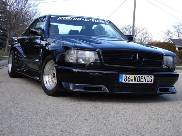 1986 Mercedes SEC Koenig Specials Twin Turbo 1986 Mercedes-Benz S-Class SEC