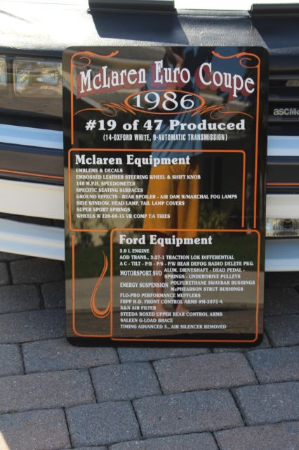 1986 Mercury Capri Black/gray - photo 4