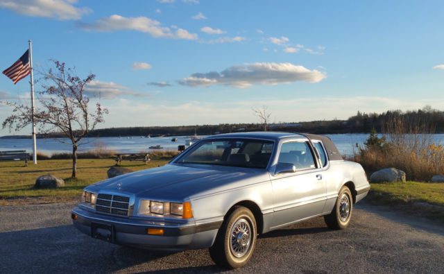 1986 Mercury Cougar Bostonian Edition, Low Mileage, Continental Wheel Kit, MAINE 1986 Mercury Cougar Bostonian Special City Edition