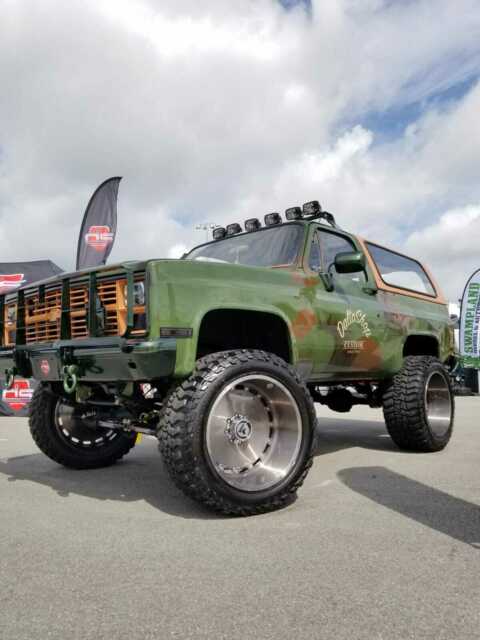 1986 MILITARY BLAZER DIESEL 6.2L RETRO CUSTOM DALTO SHOP EDITION DAYTONA MEET 19 1986 Chevrolet Blazer Custom
