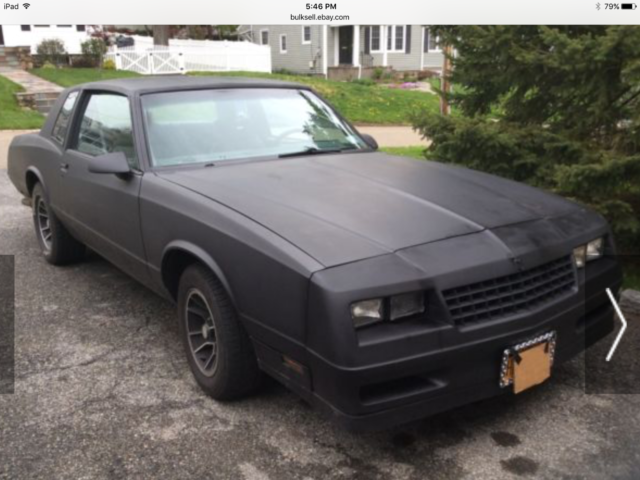 1986 Monte Carlo SS 350 motor turbo 350 transmission 1986 Chevrolet Monte Carlo ss