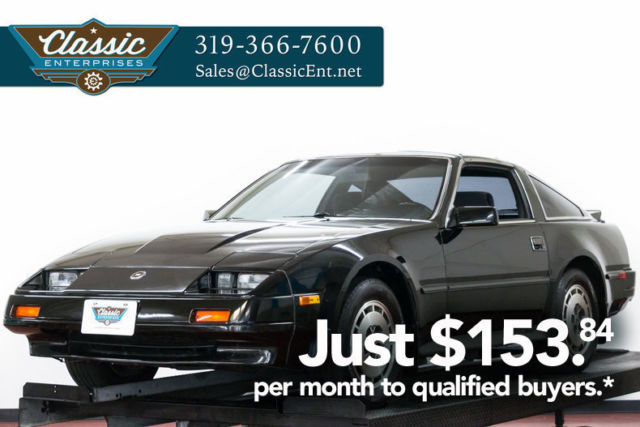 1986 Nissan 300ZX T-Top 2 Door Coupe 3.0 Liter V6 5 Speed Manual Coupe Black 1986 Nissan 300ZX T-Top 2 Door Coupe
