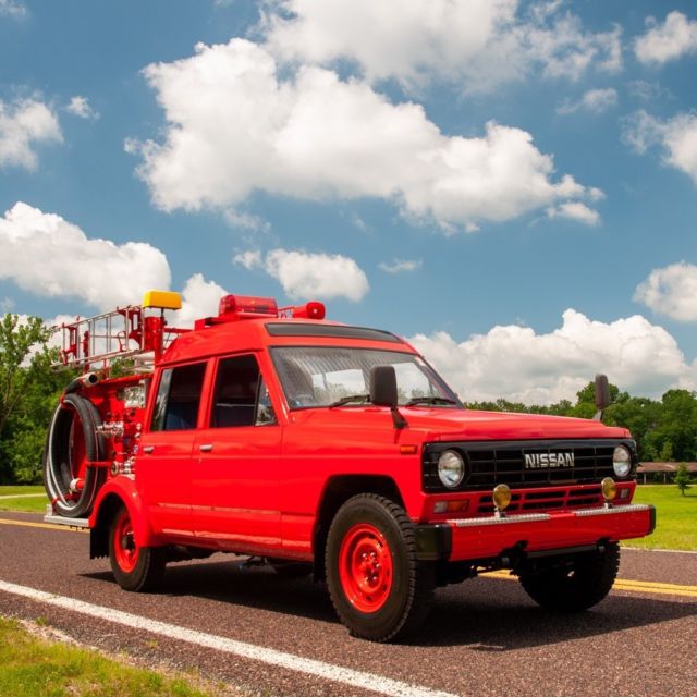 1986 Nissan Safari Fire Truck 4x4 1986 Nissan Other Pickups Safari Fire Truck 4x4