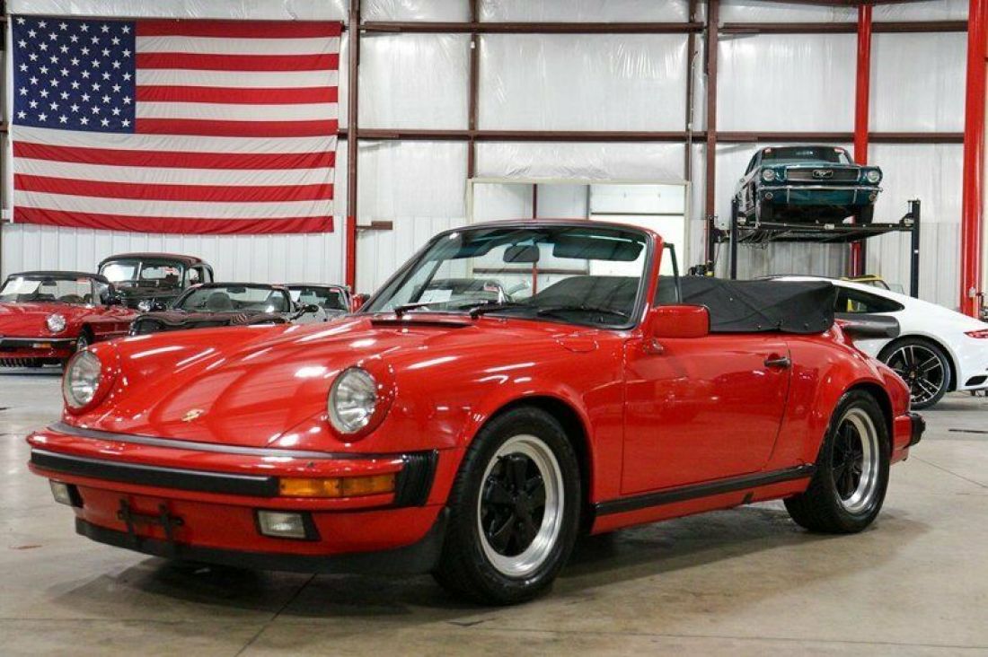 1986 Porsche 911 44777 Miles Red Convertible 3.2L H6 5-Speed Manual 1986 Porsche 911