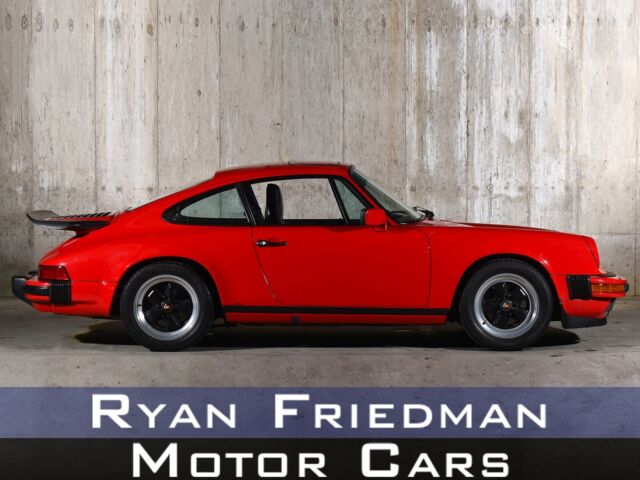 1986 Porsche 911 Carrera 12799 Miles Red Coupe H6 3.2L M 1986 Porsche 911 Carrera