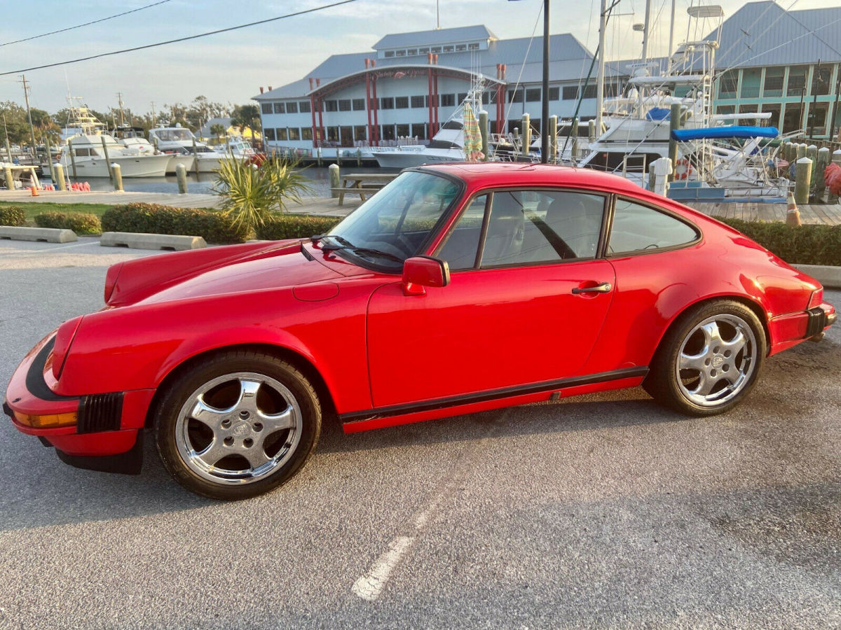 1986 Porsche 911 Carrera Red Coupe Rebuilt Engine Recent Services Low Reserve 1986 Porsche 911 Carrera
