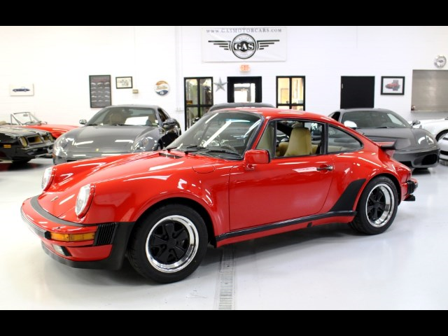 1986 Porsche 911 Turbo 52654 Miles Red Flat 6 Cylinder Engine 3.3L/201 Manual 1986 Porsche 911 Turbo
