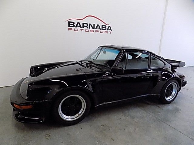 1986 Porsche 911 Turbo 60621 Miles Black Flat 6 Cylinder Engine 3.3L/201 4 Spee 1986 Porsche 911 Turbo