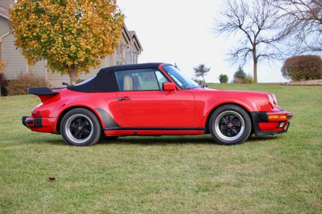 1986 Porsche 911 Turbo Look Cabriolet, 56,000 Miles 1986 Porsche 911