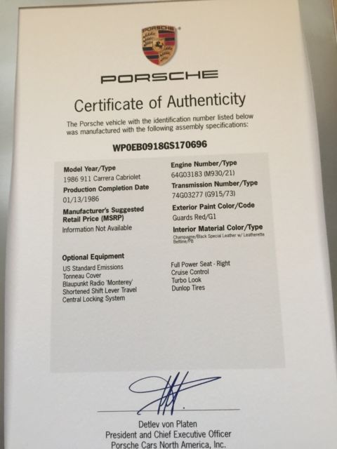 1986 Porsche 911 - photo 6